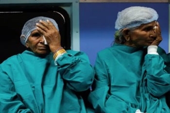 Picture Of Patients After Cataract Surgery